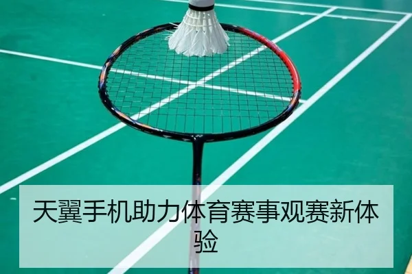 天翼手机助力体育赛事观赛新体验